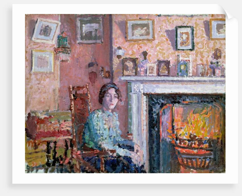 Interior, Mornington Crescent, 1910 by Spencer Frederick Gore
