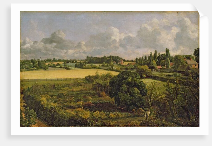 Golding Constable's Kitchen Garden, 1815 by John Constable