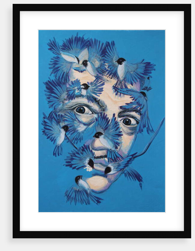 Dalí and Chickadees, 2015 by Irina Corduban