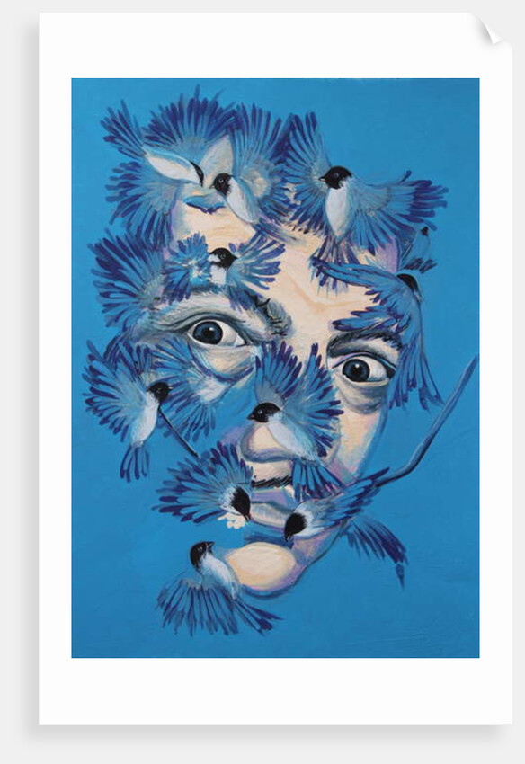 Dalí and Chickadees, 2015 by Irina Corduban