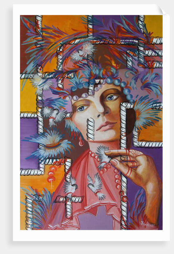 Feather Hat, 2015 by Irina Corduban