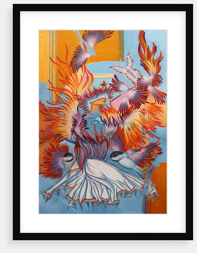 Recreated Chickadees, 2015 by Irina Corduban