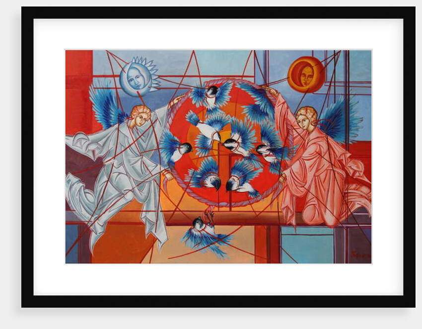 The Disappointed World and Chickadees, 2015 by Irina Corduban