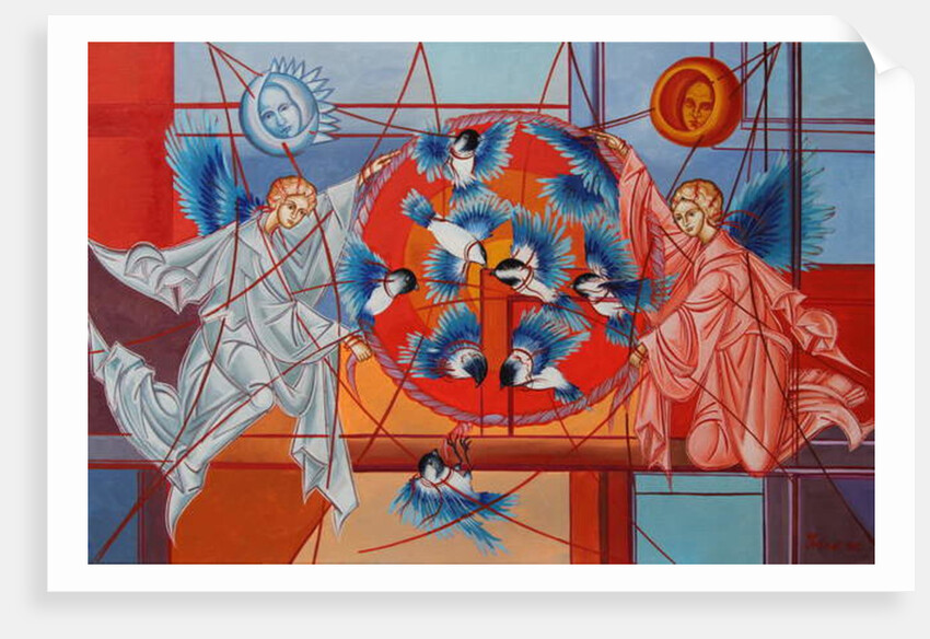 The Disappointed World and Chickadees, 2015 by Irina Corduban