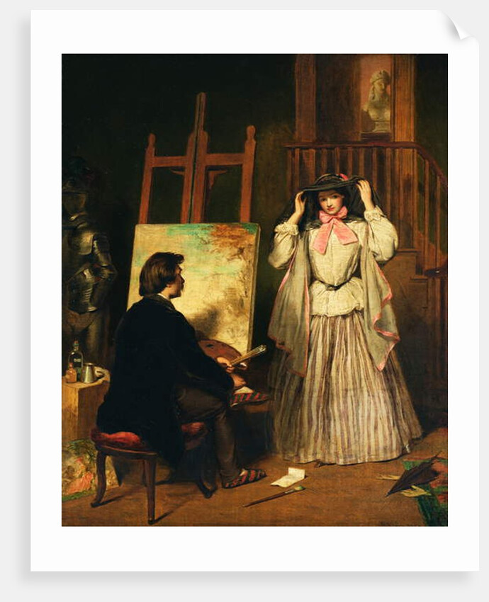 The Artist's Model, 1859 by William Powell Frith