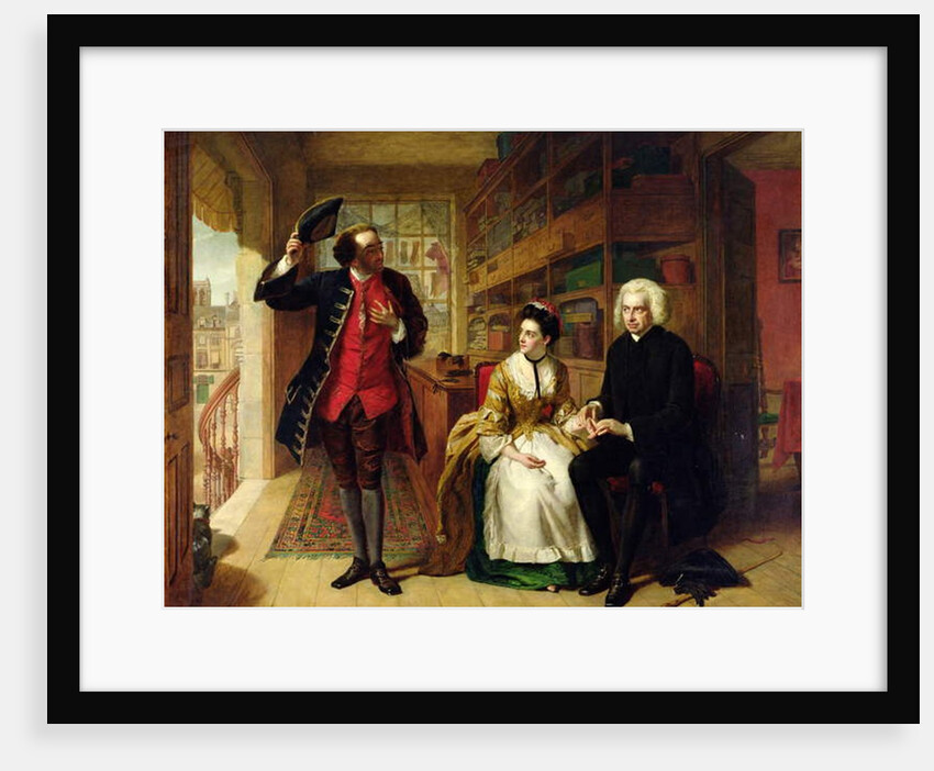 The Pulse, the Husband, 1869 by William Powell Frith