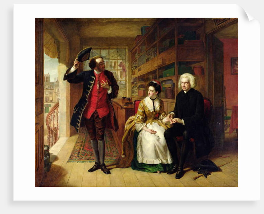 The Pulse, the Husband, 1869 by William Powell Frith