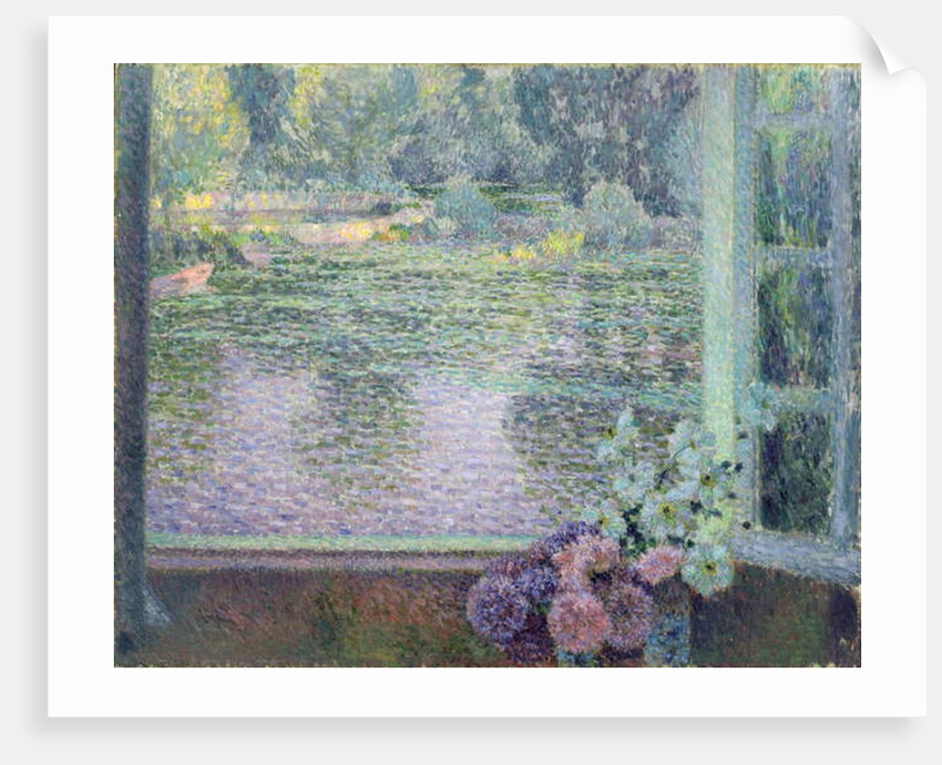A Window on the River, 1908 by Henri Eugene Augustin Le Sidaner
