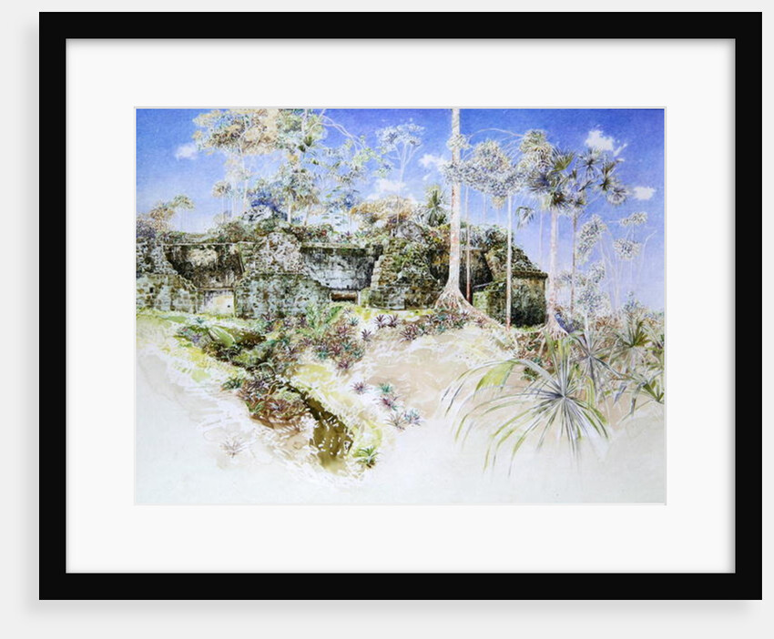 Ruined Temple, Tikal, Guatemala, 1984 by James Reeve