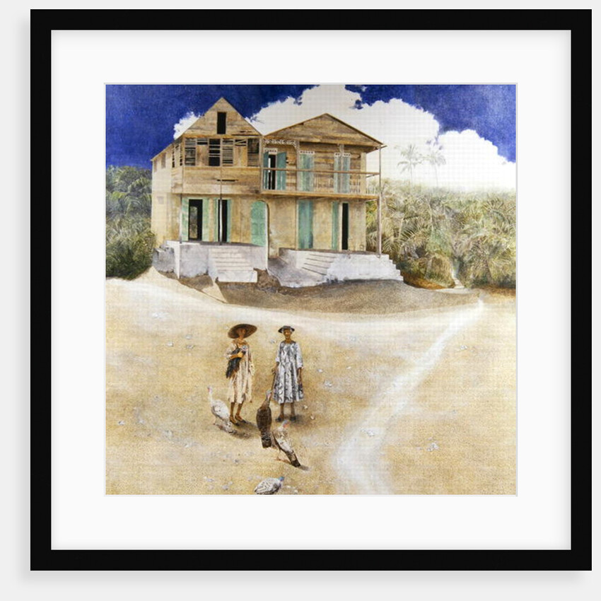 Two Old Sisters, Jacmel, Haiti, 1974 by James Reeve