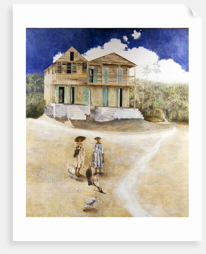 Two Old Sisters, Jacmel, Haiti, 1974 by James Reeve