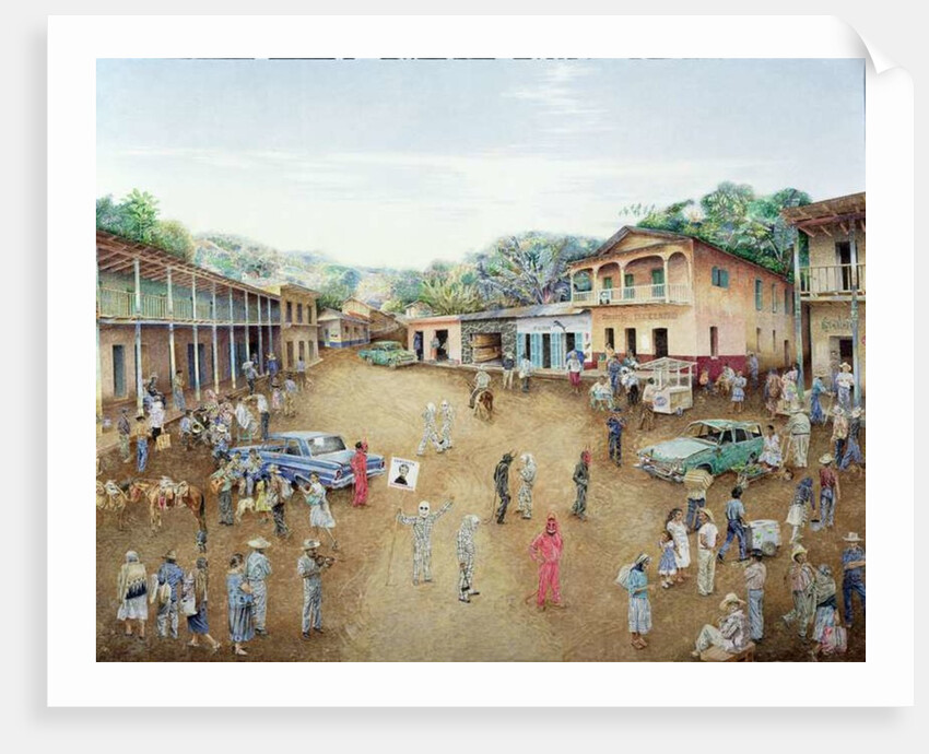 Devils and Skeletons Awaiting the Arrival of the Candidate, 1987 by James Reeve