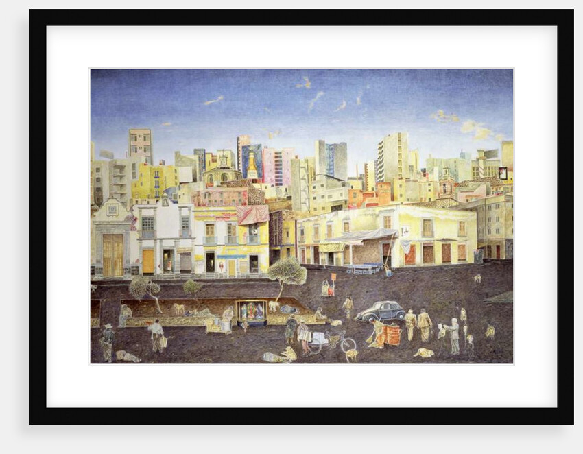 Hairdresser in the Plaza Roldan, 2001 by James Reeve