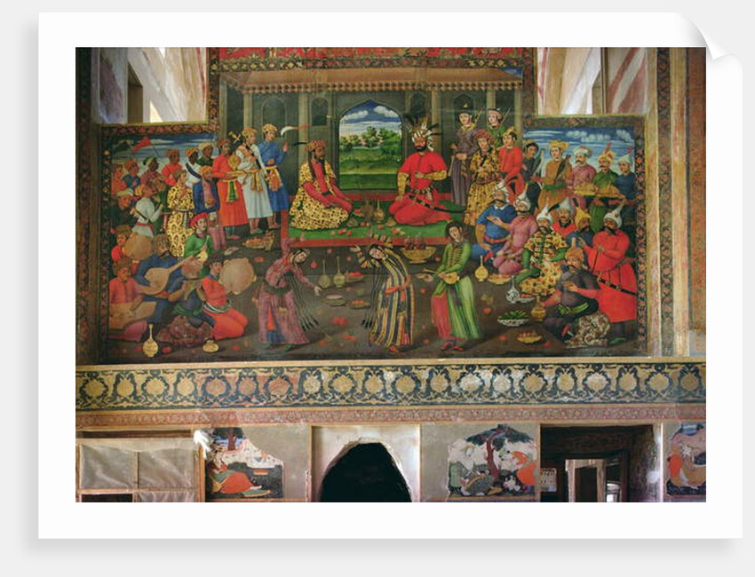 Shah Tahmasp Court Scene, in the Great Hall, c.16th century by Anonymous