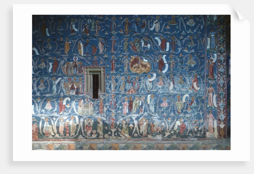 Tree of Jesse, south front painting, 1547-50 by Romanian School