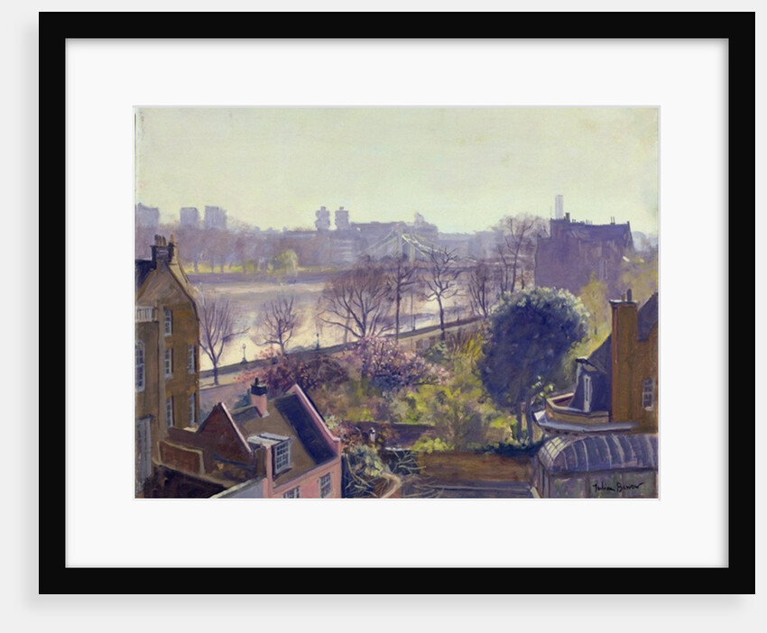 Chelsea Embankment from the Physic Garden by Julian Barrow
