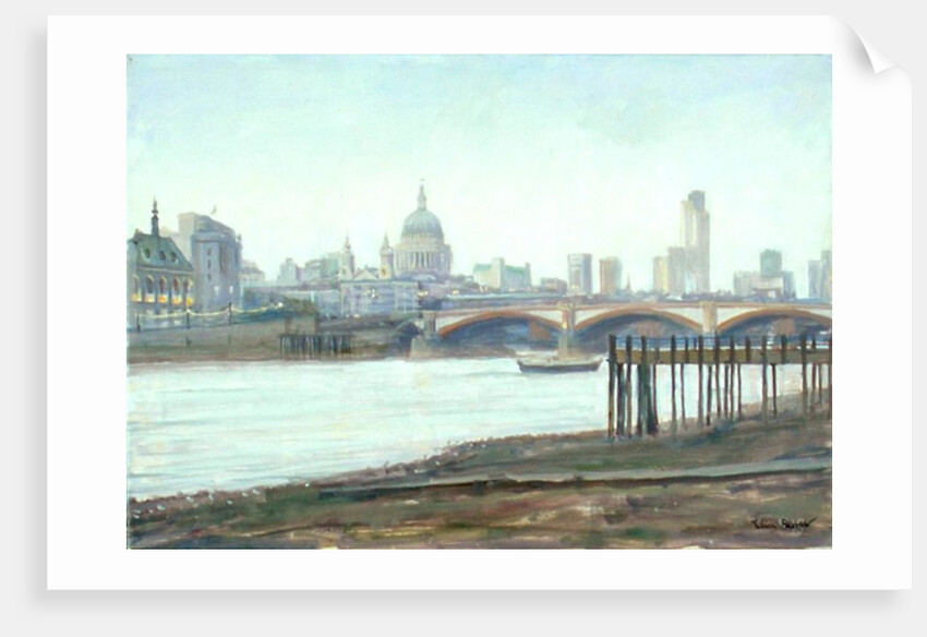 Bankside - Dusk by Julian Barrow