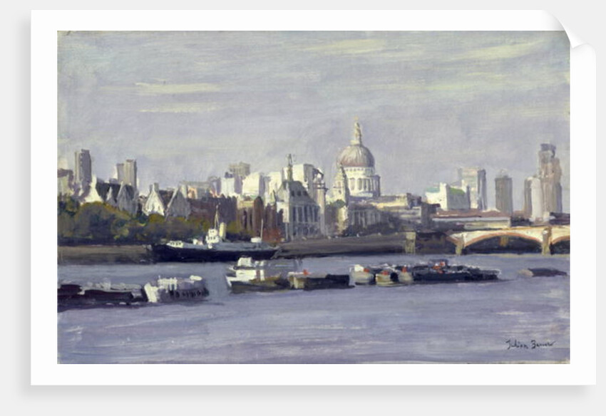 St. Paul's from Bankside by Julian Barrow