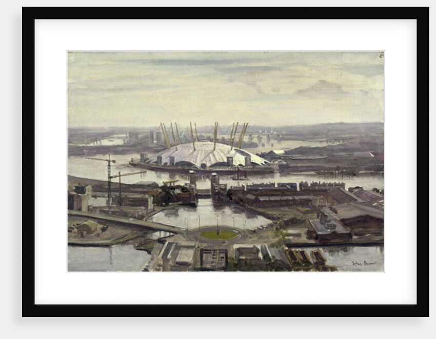 The Millennium Dome from Canary Wharf by Julian Barrow