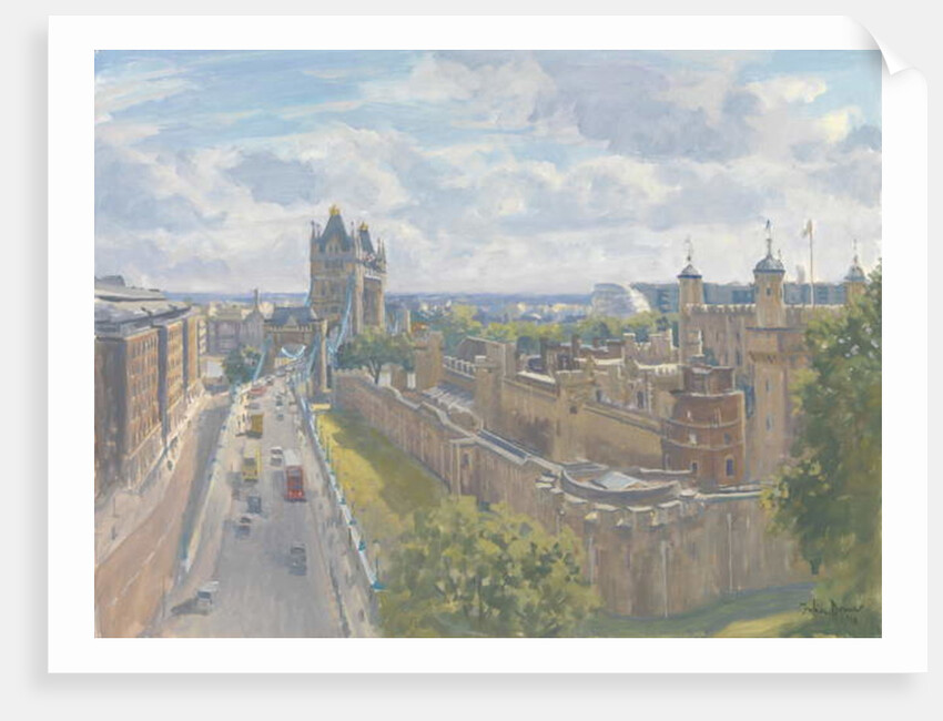 Tower Bridge and the Tower of London, 2010 by Julian Barrow