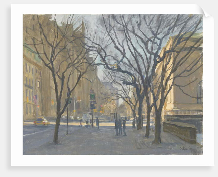 Fifth Avenue and the Met, 2010 by Julian Barrow