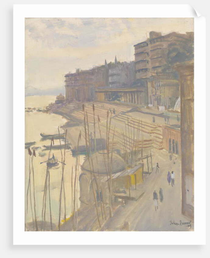 The Ganges at Varanesi, 2009 by Julian Barrow