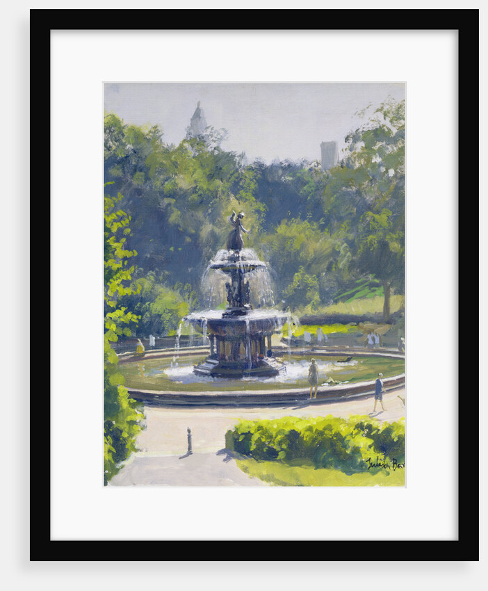The Bethesda Fountain, Central Park, 1996 by Julian Barrow
