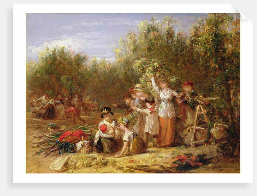 The Hop Garden by William Frederick Witherington