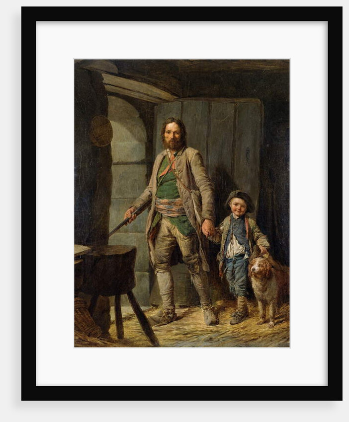The Departure of the Poacher, 1781 by Nicolas-Bernard Lepicie