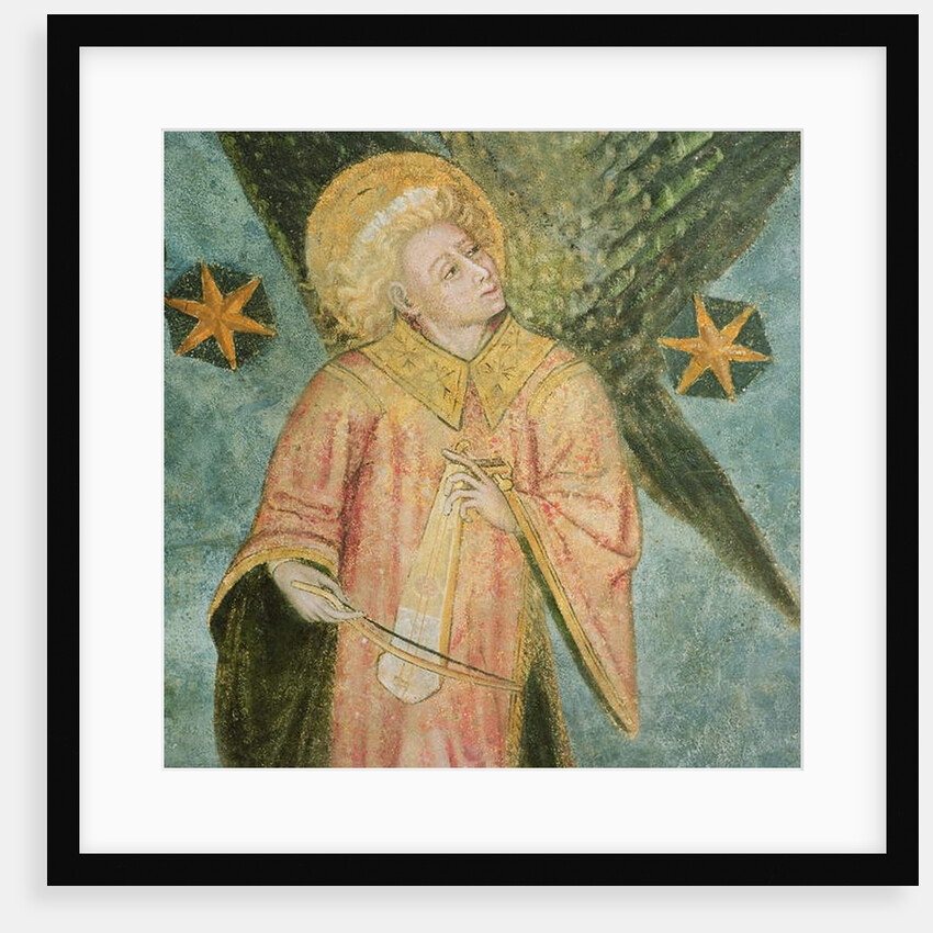 Angel musician playing a gigue by French School