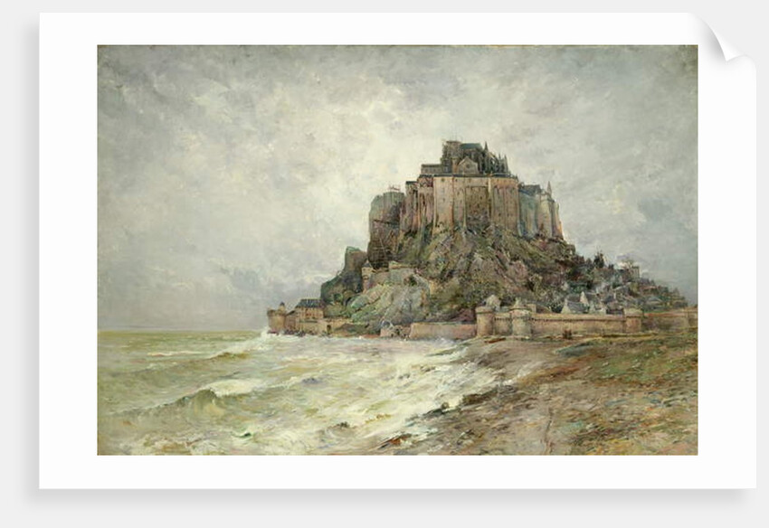 Mont Saint-Michel, 1896 by Emile Noirot