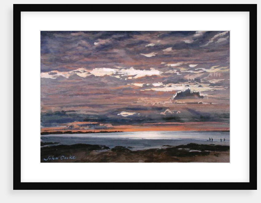 Evening, Ouistreham, 2000 by John Cooke