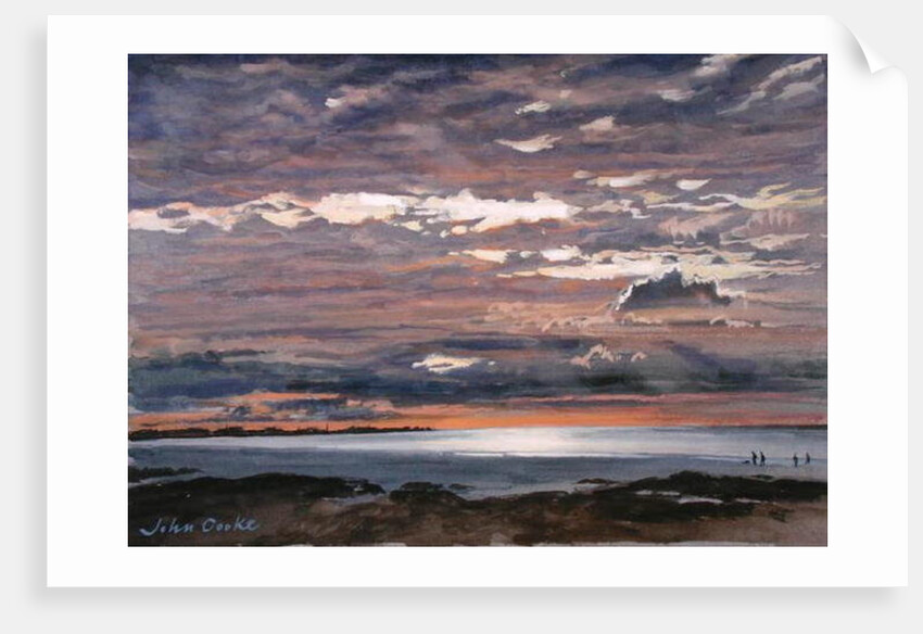 Evening, Ouistreham, 2000 by John Cooke