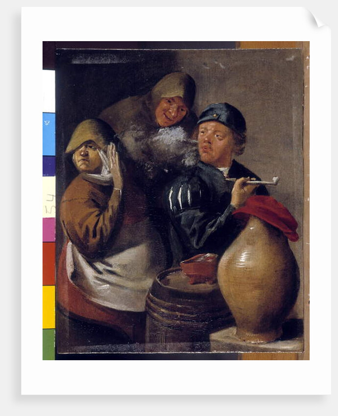 Tavern Scene, The Sense of Smell by Jan Miense Molenaer