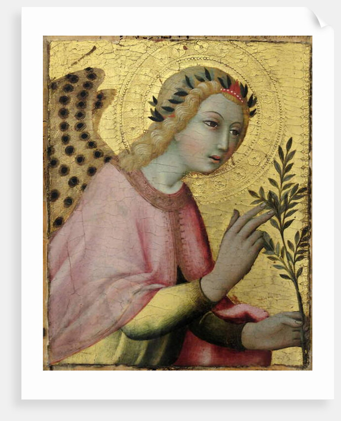 L'Ange de l'Annonciation, Detail by Sano di also Ansano di Pietro di Mencio Pietro