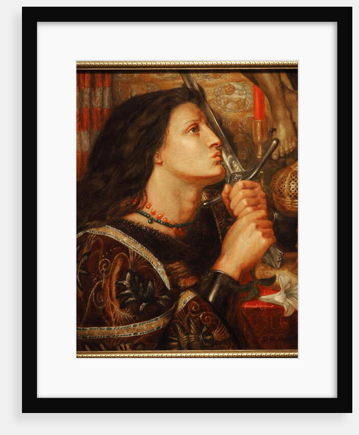 Joan of Arc Kissing the Sword of Deliverance, 1863 by Dante Gabriel Charles Rossetti