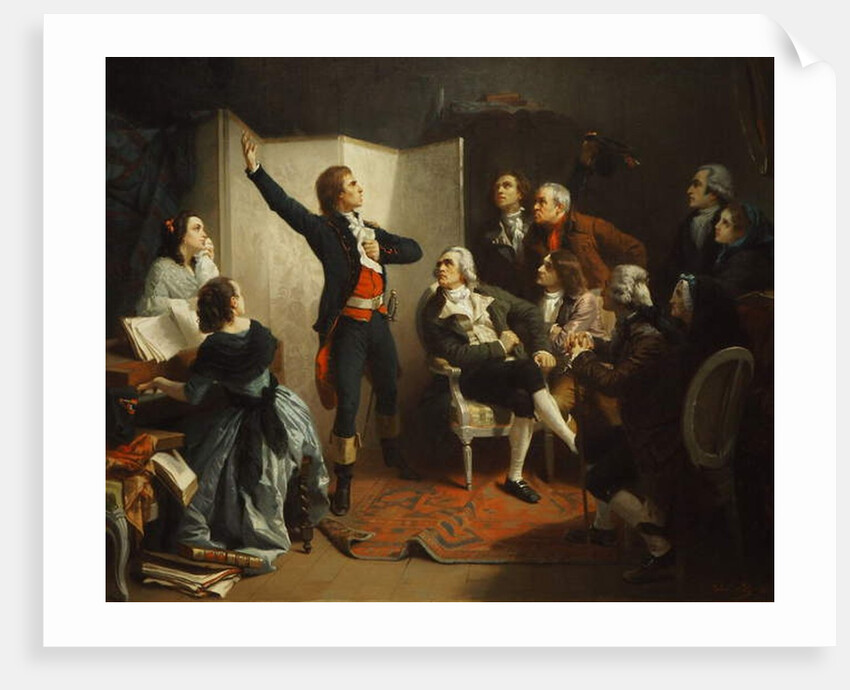Rouget de Lisle singing the Marseillaise for the first time in 1849 by Isidore Pils