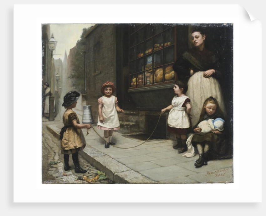 The Skipping Rope, 1883 by Janet Archer