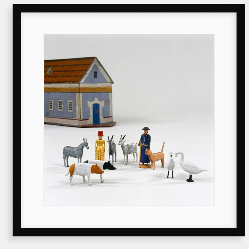 Figures in front of a Noah's ark, c.1840 by German School