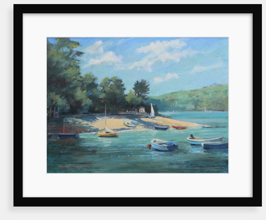 Fishermans Cove Salcombe,2016 by Jennifer Wright