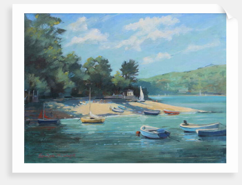 Fishermans Cove Salcombe,2016 by Jennifer Wright