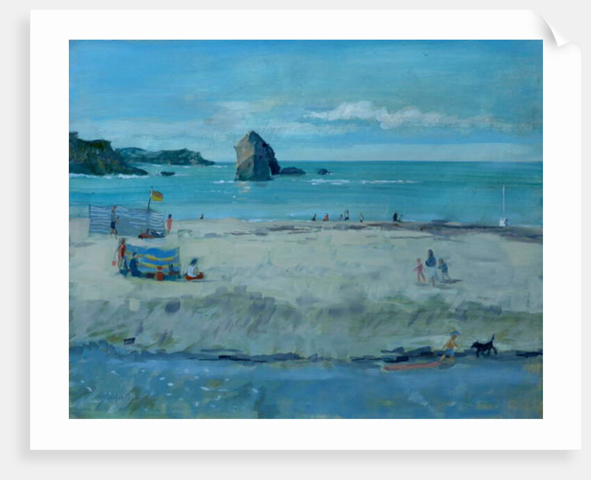 Thurlestone Rock, Devon , 2016 by Jennifer Wright