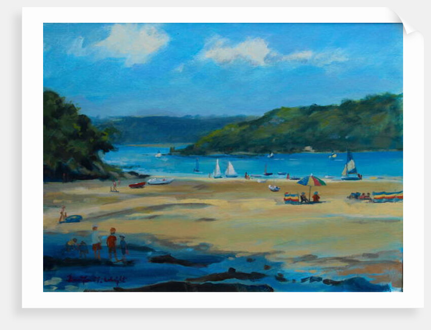 Salcombe Mill Bay by Jennifer Wright