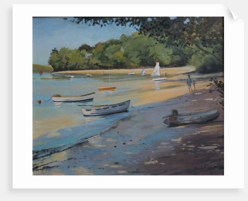 Salcombe Fishermans Cove, Early Light by Jennifer Wright