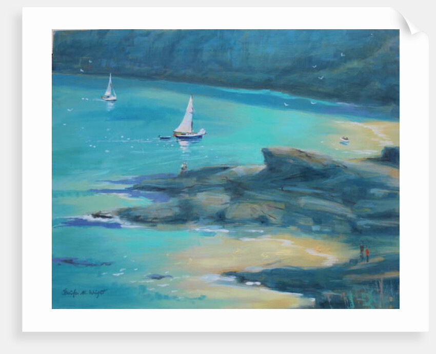 Salcombe Starehole Bay by Jennifer Wright