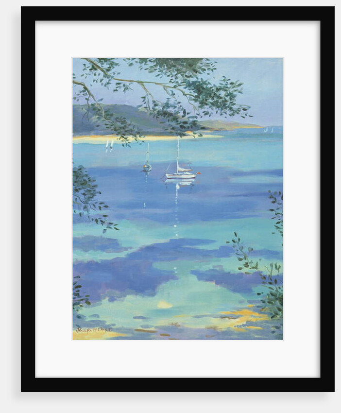 Moored Yacht - Perfect Day, 2000 by Jennifer Wright