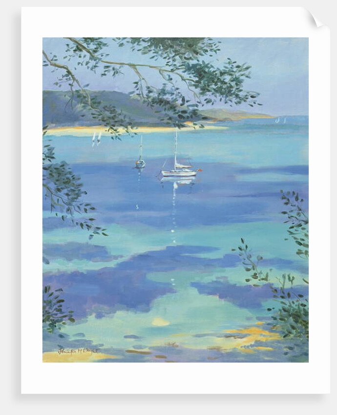 Moored Yacht - Perfect Day, 2000 by Jennifer Wright