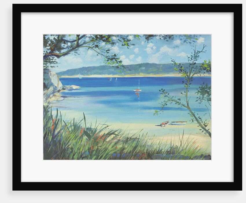 Salcombe, Southsands Beach, 2000 by Jennifer Wright