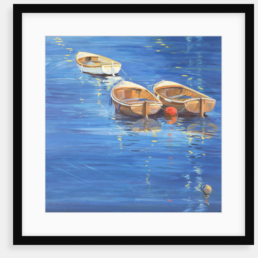 Moored Dinghies, 1998 by Jennifer Wright
