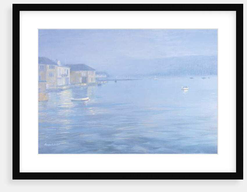 Salcombe - Misty Morning, 1998 by Jennifer Wright